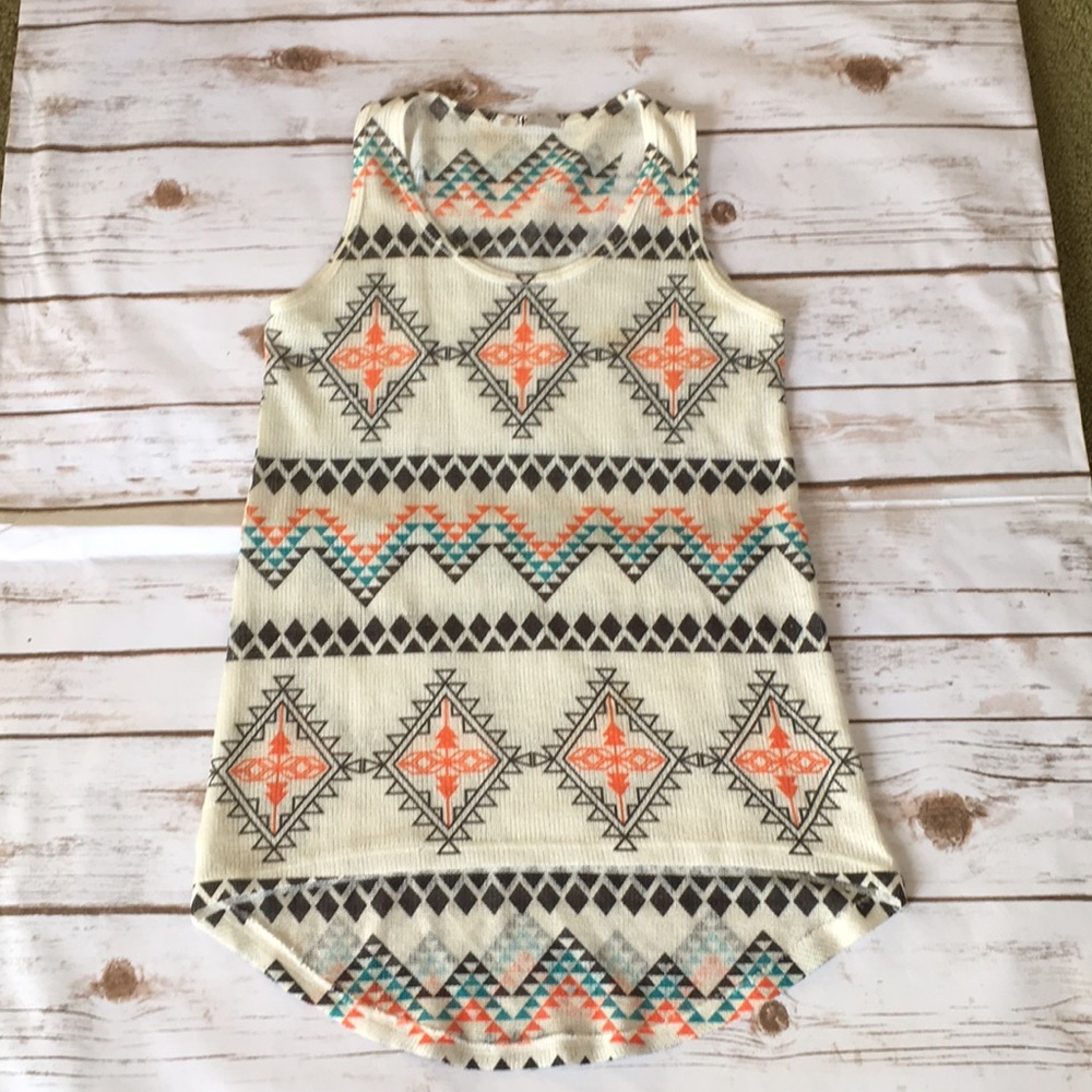 Tribal design summer shirt . Women’s or girls.